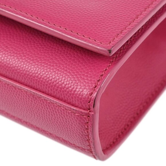 Saint Laurent Pink Leather Kate Shoulder Bag - Picture 4 of 10